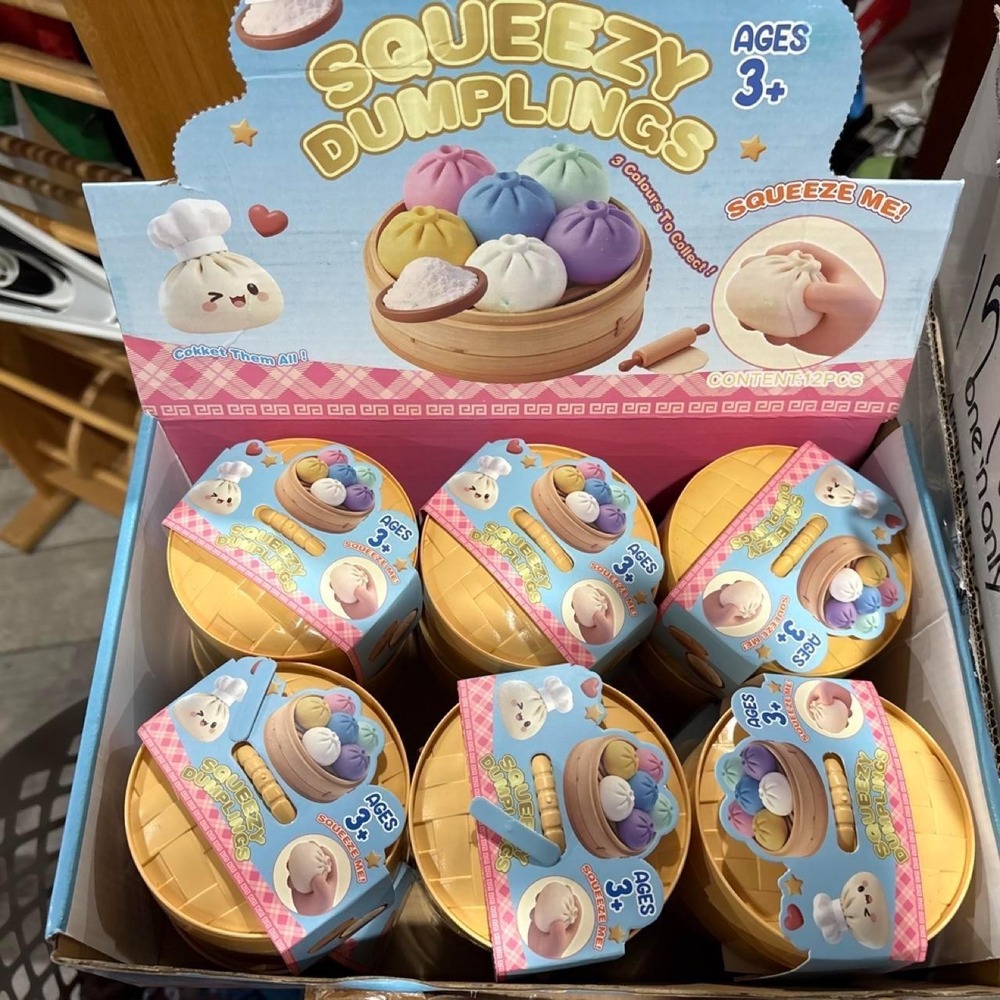 Squeezable dumpling toys for kids #kids #toys